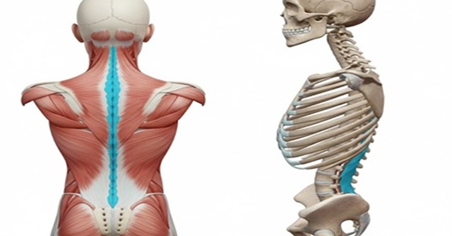 近江八幡市の全身整体つきひ　多裂筋の解剖図