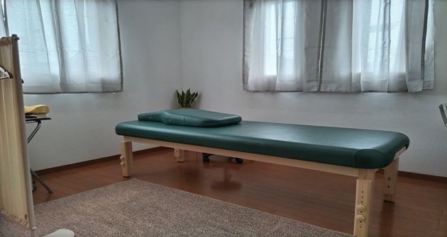 近江八幡市の全身整体つきひ　施術室